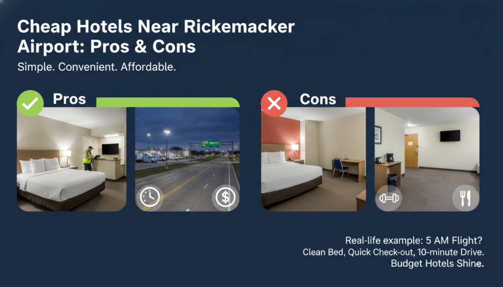 Cheap Hotels Near Rickenbacker Airport: Pros & Cons
