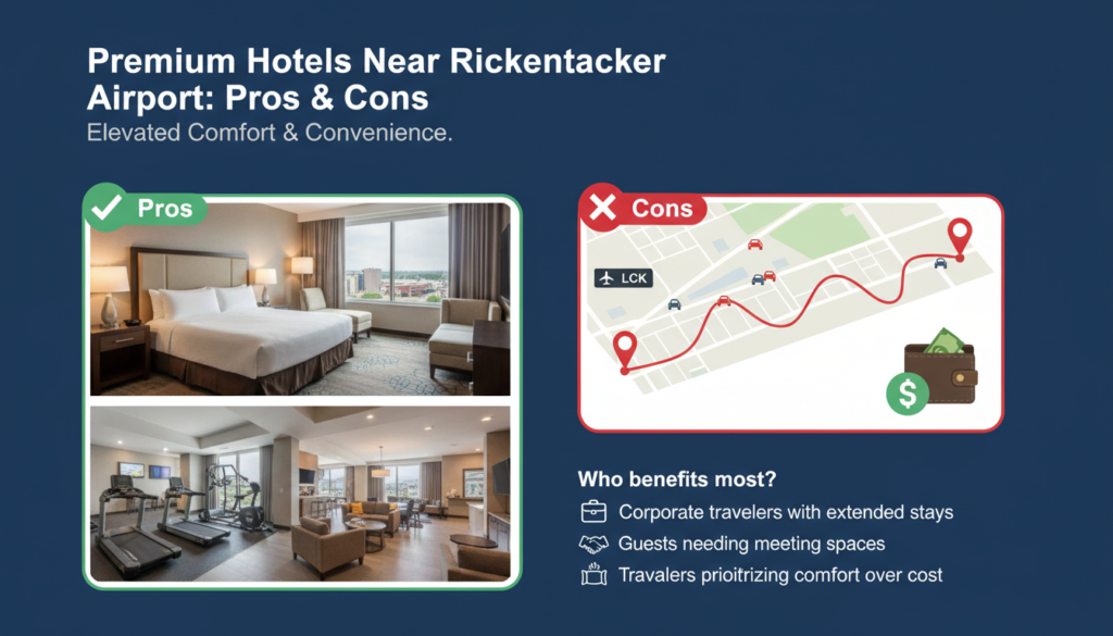 Premium Hotels Near Rickenbacker Airport: Pros & Cons